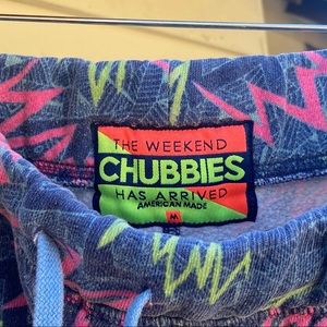 Chubbies 90’s style electric saved by the bell shorts